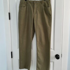 Coldwater Creek Olive Straight Leg Pants